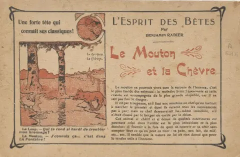 Esprit des bêtes Esprit des bêtes : Le mouton et la chèvre