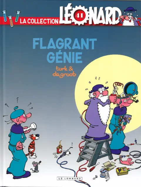 Couverture de l'album La Collection Léonard Tome 41 Flagrant génie