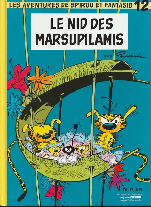 Couverture de l'album Spirou et Fantasio Tome 12 Le nid des marsupilamis