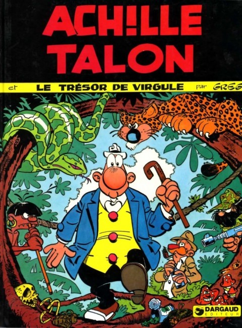 Couverture de l'album Achille Talon Tome 16 Achille Talon et le trésor de Virgule