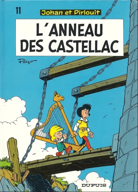 Couverture de l'album Johan et Pirlouit Tome 11 L'anneau des Castellac