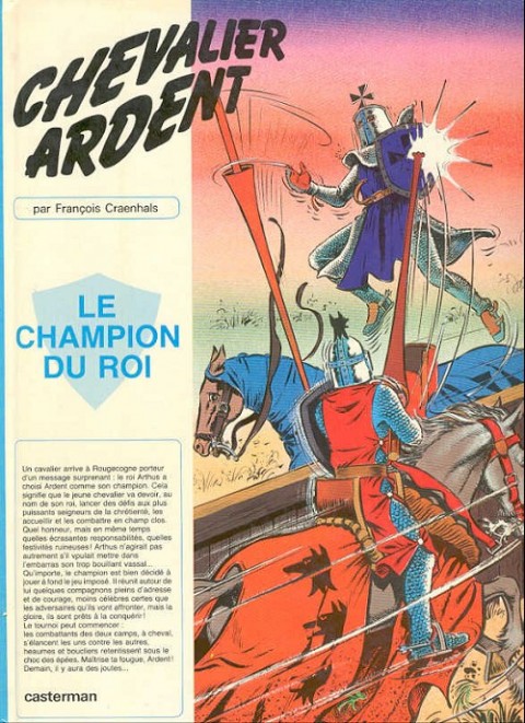 Couverture de l'album Chevalier Ardent Tome 14 Le champion du roi