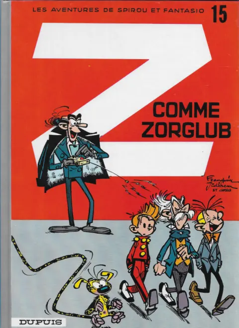 Couverture de l'album Spirou et Fantasio Tome 15 Z comme Zorglub