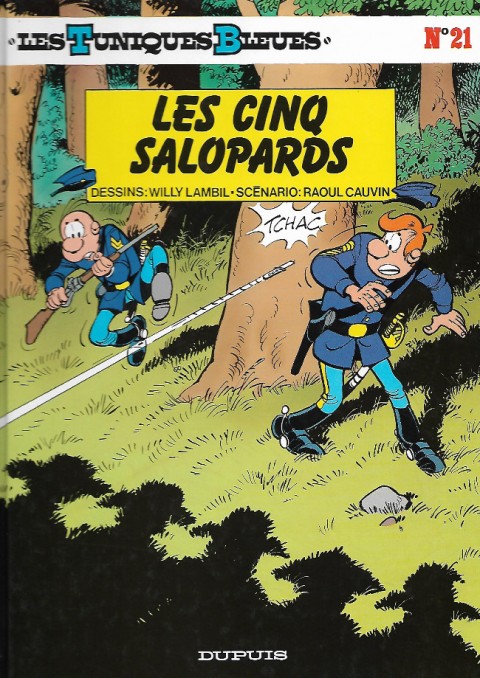 Couverture de l'album Les Tuniques Bleues Tome 21 Les Cinq Salopards