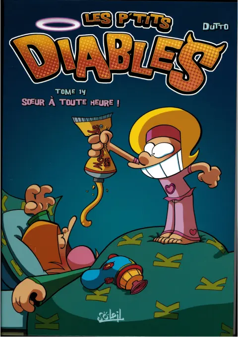 Couverture de l'album Les P'tits diables Tome 14 Sœur à toute heure !