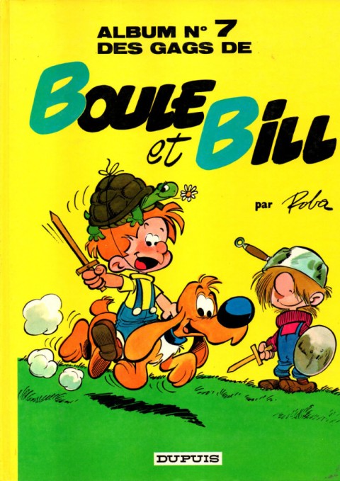 Couverture de l'album Boule et Bill N° 7 Album N° 7 des gags de Boule et Bill