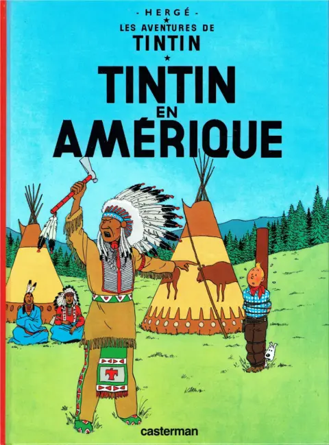 Couverture de l'album Tintin Tome 3 Tintin en Amérique