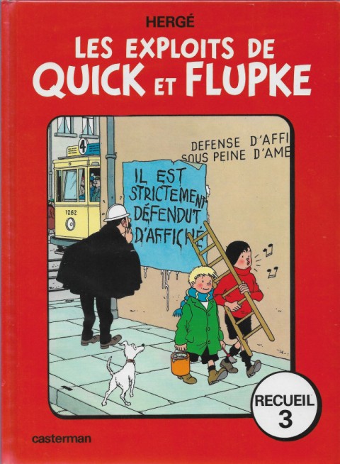 Couverture de l'album Quick et Flupke - Gamins de Bruxelles 3e série Recueil 3