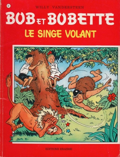 Couverture de l'album Bob et Bobette Tome 87 Le singe volant