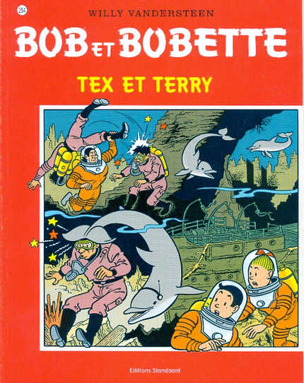 Couverture de l'album Bob et Bobette Tome 254 Tex et Terry