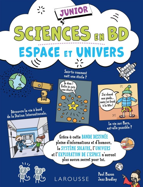 Couverture de l'album Sciences en BD junior 1 Espace et Univers