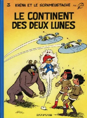 Couverture de l'album Le Scrameustache Tome 3 Le continent des deux lunes