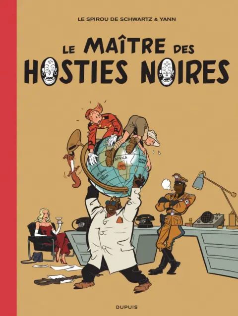 Couverture de l'album Spirou et Fantasio - Une aventure de... / Le Spirou de... Tome 11 Le Maître des hosties noires