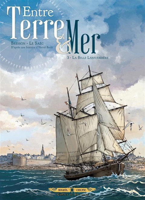 Couverture de l'album Entre terre & mer Tome 3 La Belle Lavandière