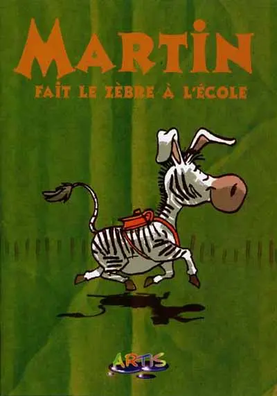 Martin fait le zèbre à l'école