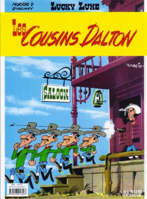 Planche de l'album Lucky Luke Tomes 11 et 12 Lucky Luke conte Joss Jamon / Les cousins Dalton