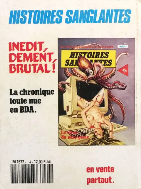 Verso de l'album Raptus Tome 4 Trop ingénue