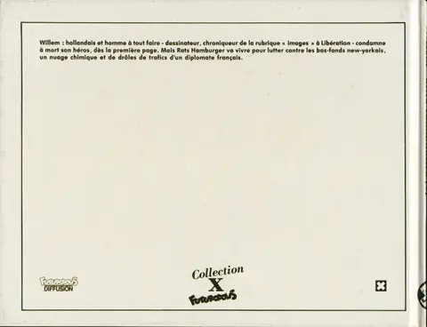 Verso de l'album Rats hamburger 2