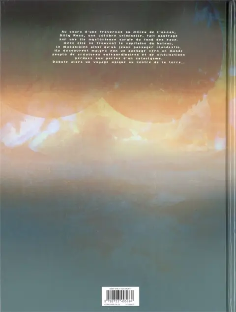Verso de l'album Retour au centre de la Terre Tome 1 Le chant des abysses