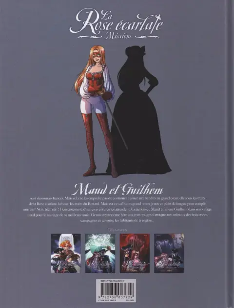 Verso de l'album La Rose écarlate - Missions Tome 4 La Dame en rouge 2/2