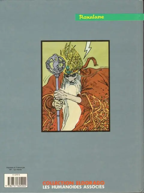 Verso de l'album Roxalane Tome 1