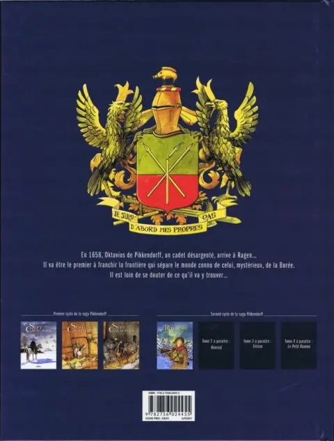 Verso de l'album Le Royaume de Borée - La Saga des Pikkendorff Tome 1 Oktavius
