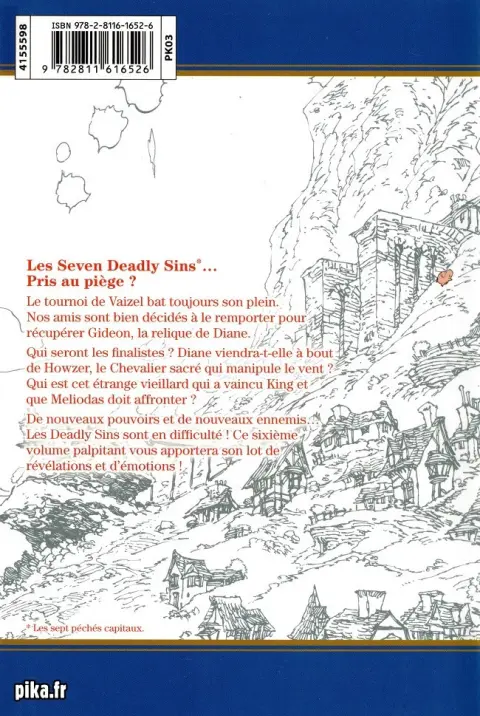 Verso de l'album Seven Deadly Sins 6