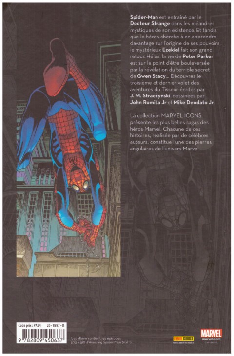 Verso de l'album Spider-Man Tome 3