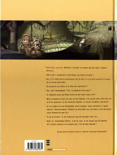 Verso de l'album Thorinth Tome 3 L'empereur vertical