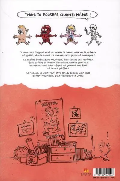 Verso de l'album Tu mourras moins bête [mais tu mourras quand même !] Tome 1 La science, c'est pas du cinéma !