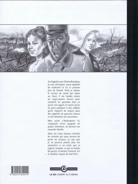 Verso de l'album L'Ambulance 13 Tome 1 Croix de sang