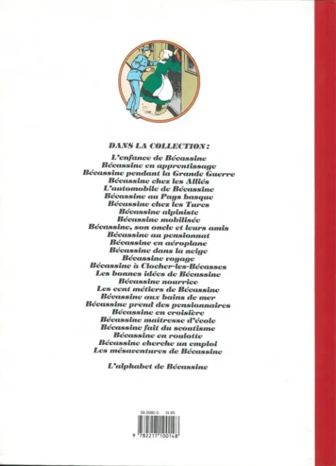 Verso de l'album Bécassine Tome 8 Bécassine voyage