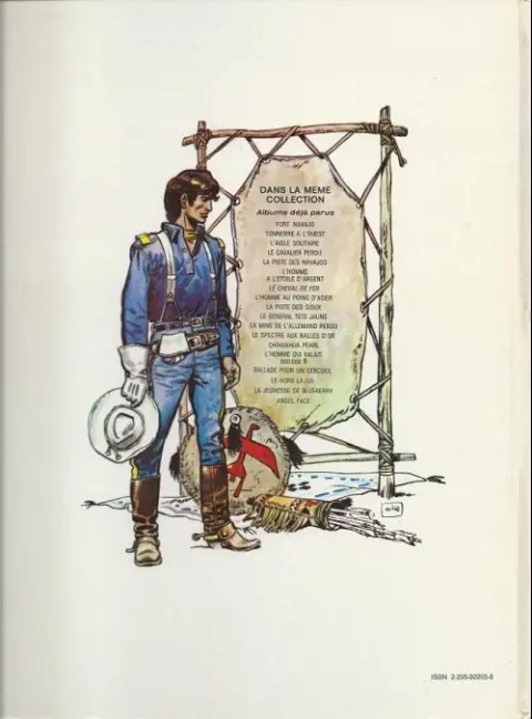 Verso de l'album Blueberry Tome 3 L'aigle solitaire