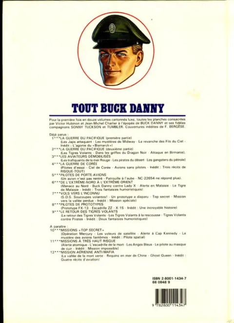 Verso de l'album Tout Buck Danny Tome 9 Le retour des Tigres Volants