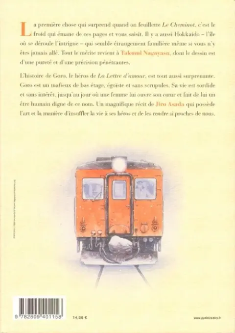 Verso de l'album Le Cheminot Le cheminot, suivi de La lettre d'amour