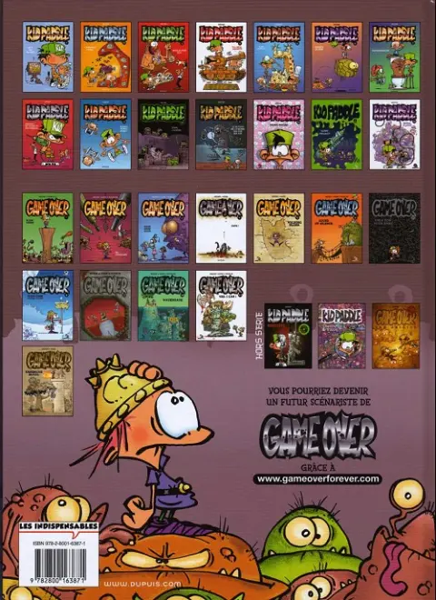 Verso de l'album Game over Tome 3 Gouzi Gouzi Gouzi
