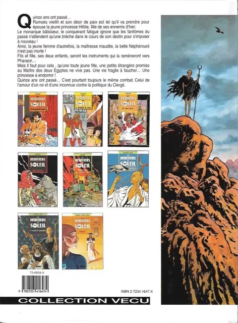 Verso de l'album Les Héritiers du soleil Tome 6 La princesse endormie