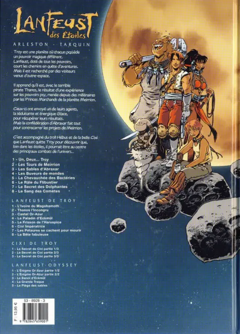 Verso de l'album Lanfeust des Étoiles Tome 4 Les buveurs de mondes