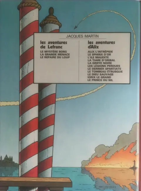 Verso de l'album Lefranc Tome 4 Le repaire du loup