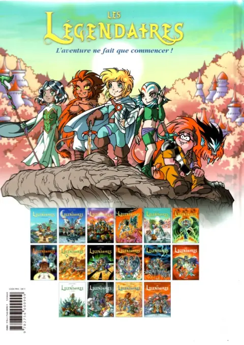 Verso de l'album Les Légendaires Tome 5 Cœur du passé