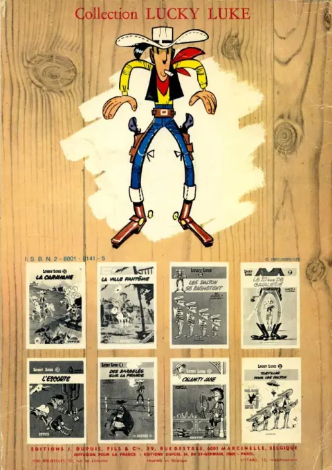 Verso de l'album Lucky Luke Tome 2 Rodéo