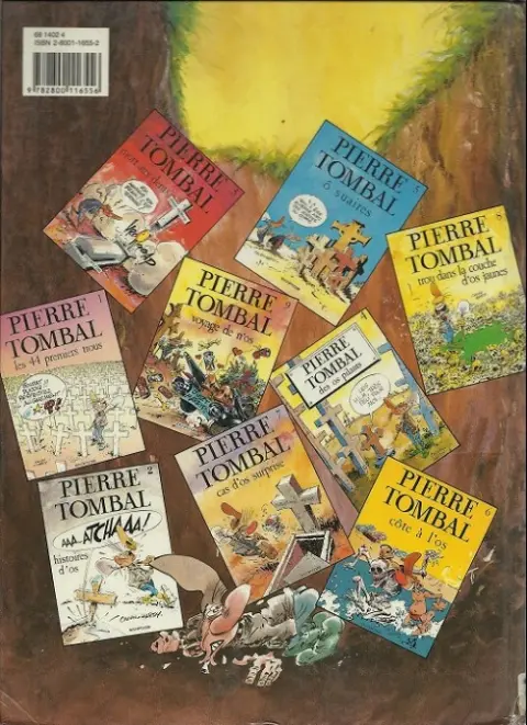Verso de l'album Pierre Tombal Tome 6 Côte à l'os