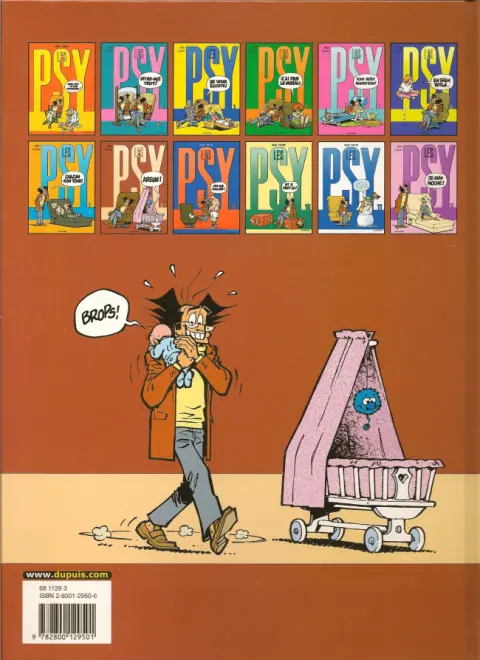 Verso de l'album Les Psy Tome 8 Areuh !