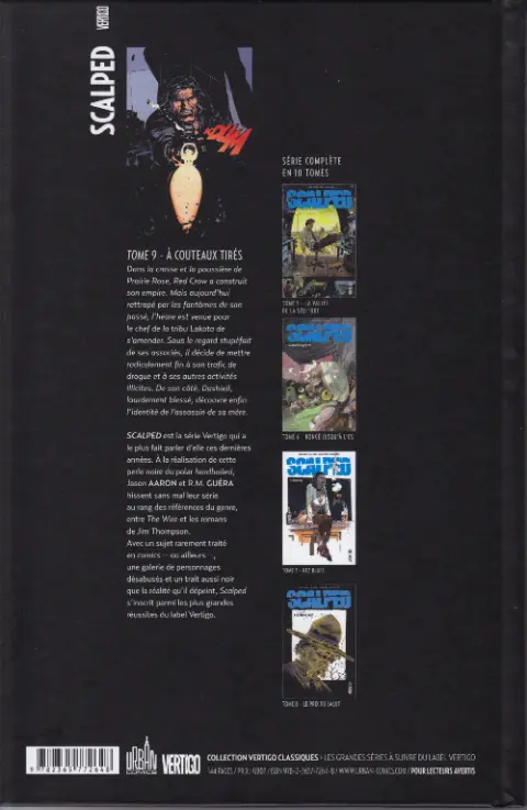 Verso de l'album Scalped Tome 9 À couteaux tirés