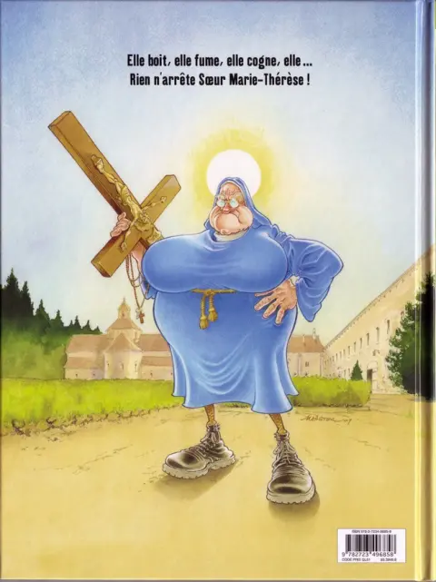 Verso de l'album Soeur Marie-Thérèse des Batignolles Tome 4 Sur la terre comme au ciel