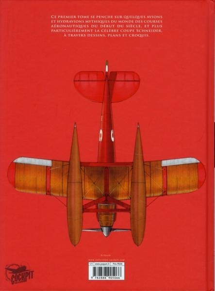Verso de l'album Speedbirds 1.1 Schneider Trophy 1913 - 1931 et autres avions de course d'avant-guerre