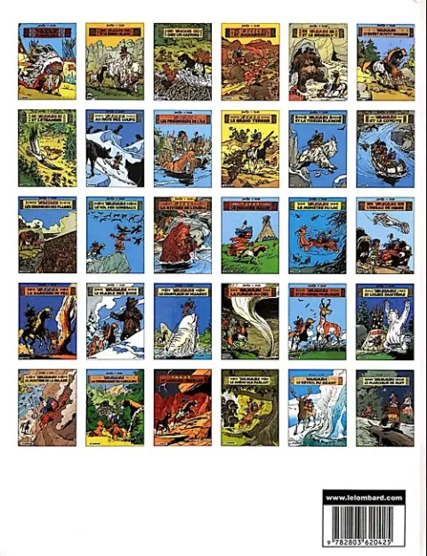 Verso de l'album Yakari Tome 9 Les prisonniers de l'île