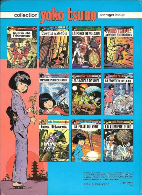 Verso de l'album Yoko Tsuno Tome 10 La lumière d'Ixo