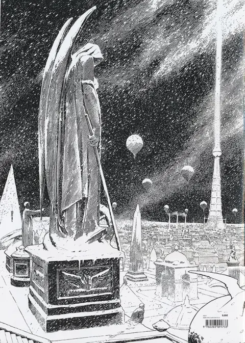 Verso de l'album Des Cités obscures à la Ville lumière - Images François Schuiten