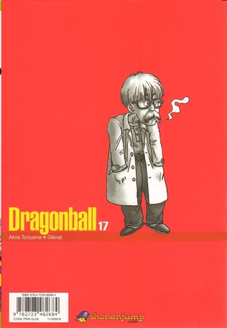 Verso de l'album Dragon Ball 17
